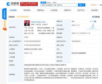 特斯拉合肥新公司正式成立，業務范圍涵蓋整車與二手日用百貨銷售